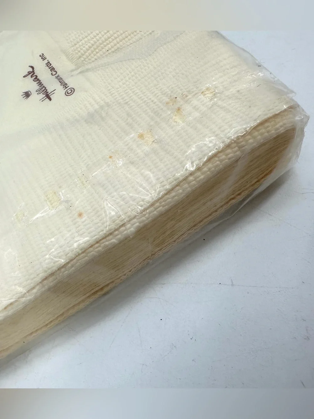 VTG Hallmark Paper Napkins New in Package Thanksgiving Turkey Print 16 Ct - READ